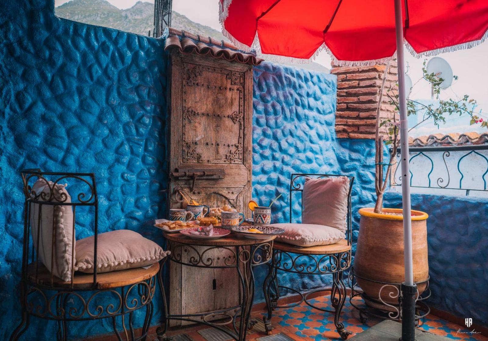 Riad Azurite Chefchaouen Bagian luar foto